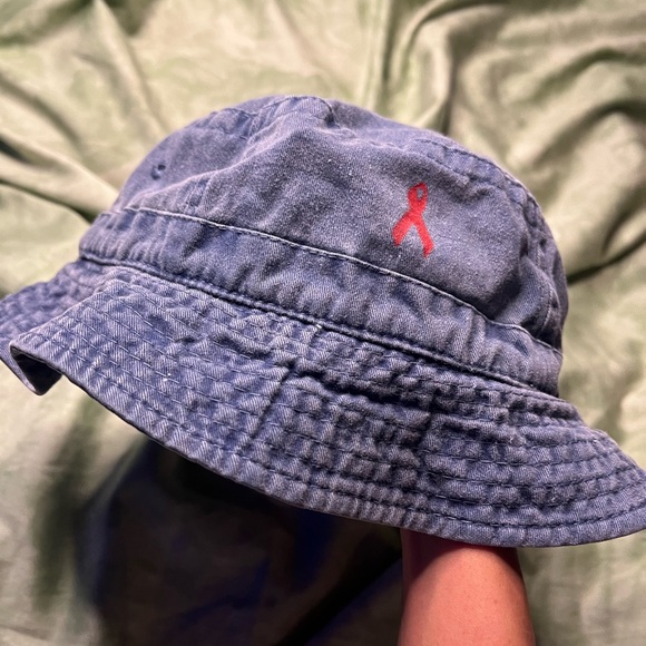 Denim HIV/AIDS Walk Bucket Hat - Picture 4 of 5